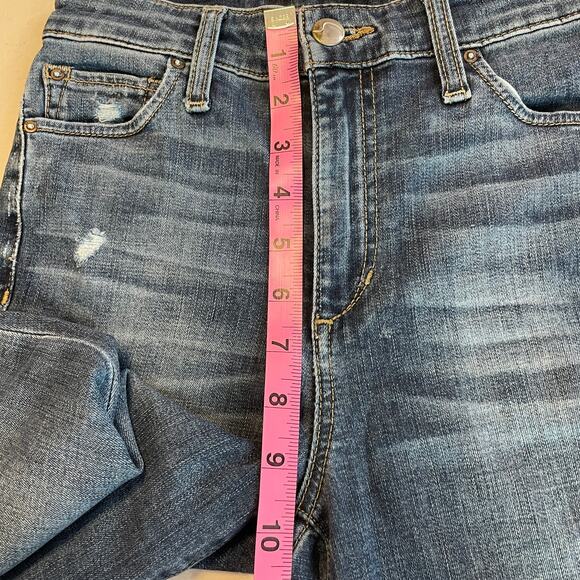 Joes Jeans Flawless The Charlie High Rise Skinny Torn Distressed Jeans Size W24 - Picture 12 of 14